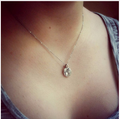 World Map Pendant Necklace