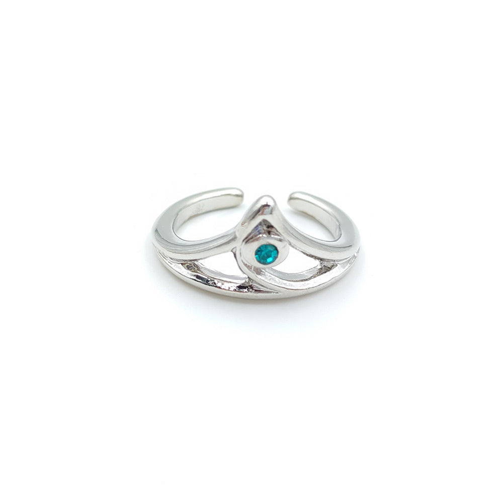 Adjustable Stone Accent Ring