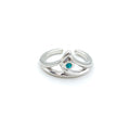 Adjustable Stone Accent Ring