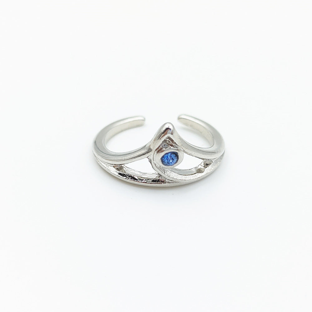 Adjustable Stone Accent Ring