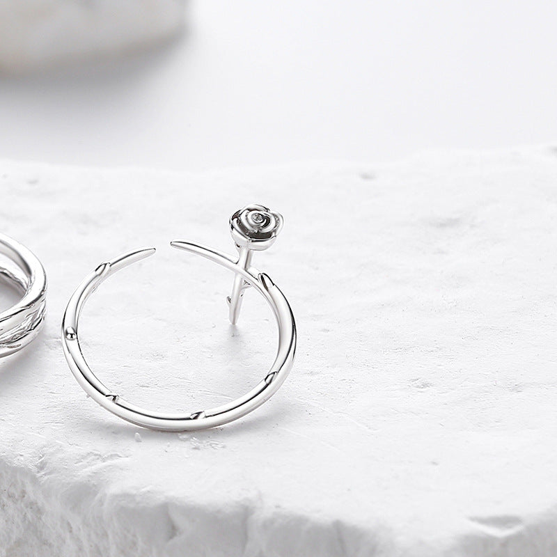 Thorn & Rose Couple Ring