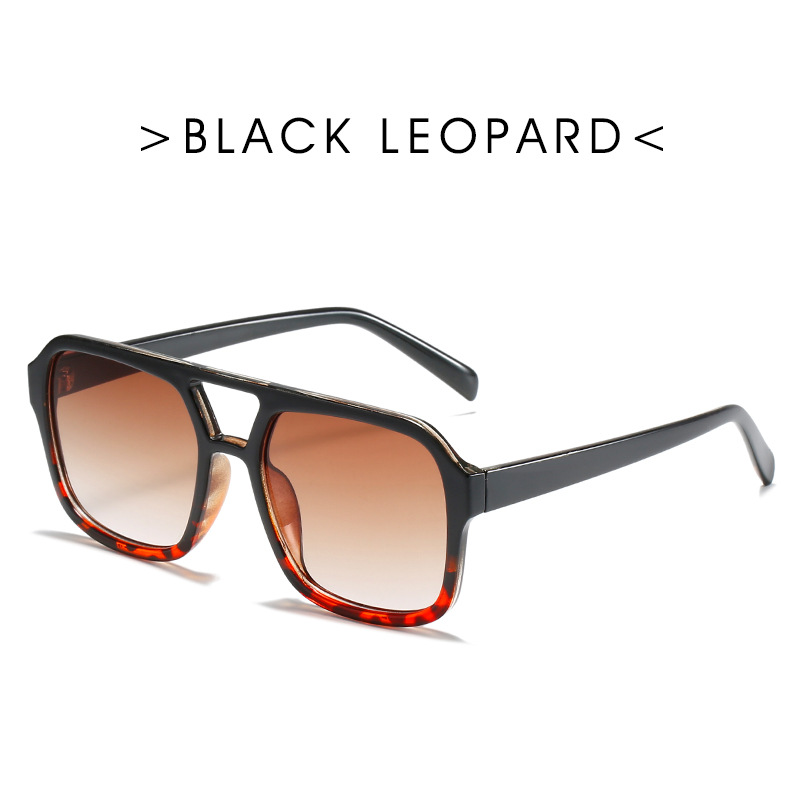 Double Bridge Square Sunglasses