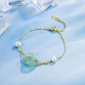 Mint Jade Double Clasp Bracelet