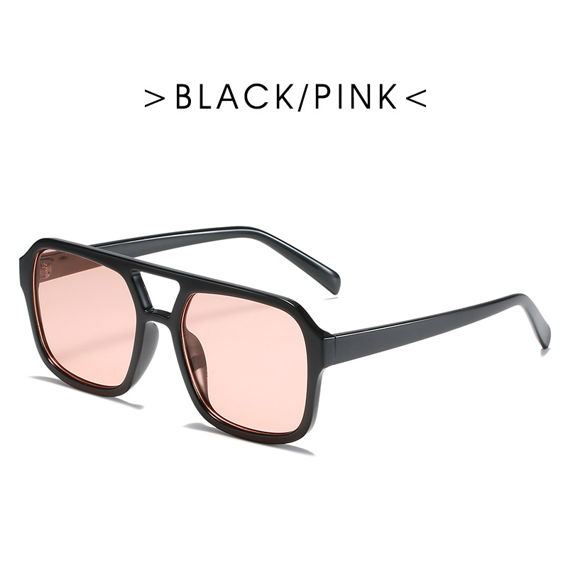 Double Bridge Square Sunglasses