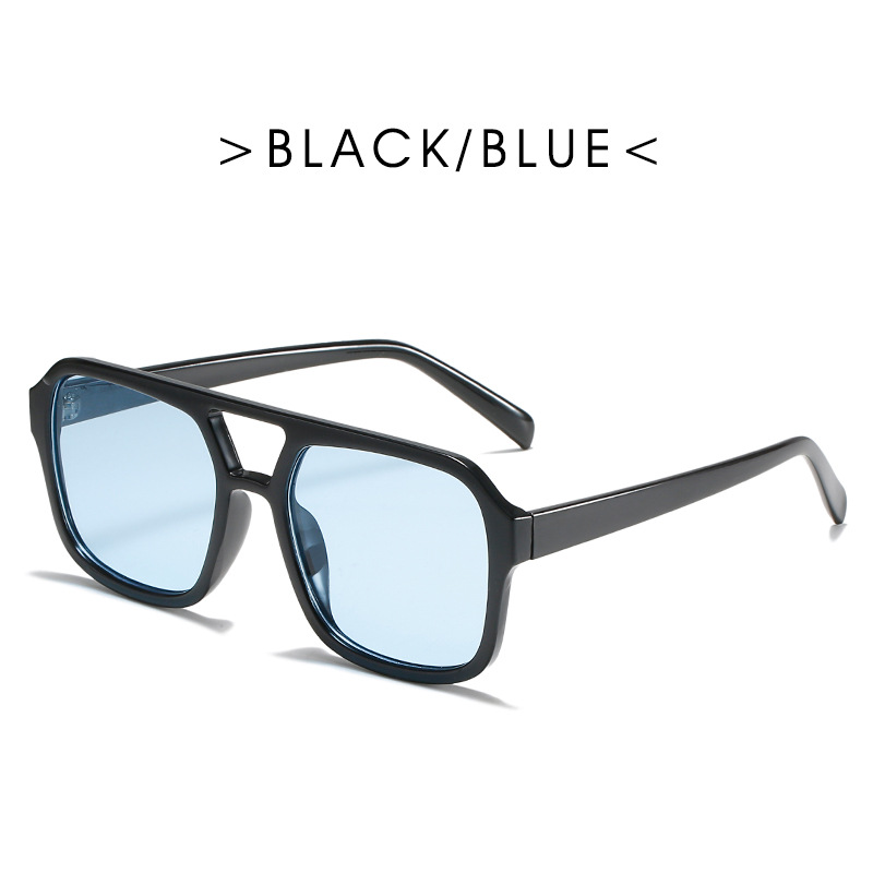 Double Bridge Square Sunglasses