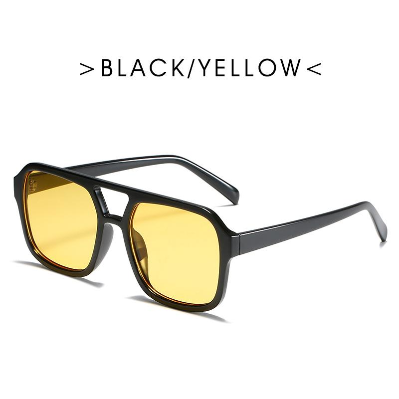 Double Bridge Square Sunglasses