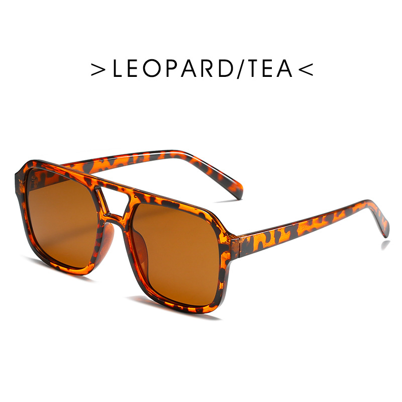 Double Bridge Square Sunglasses