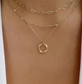 Layered Pendant Necklace