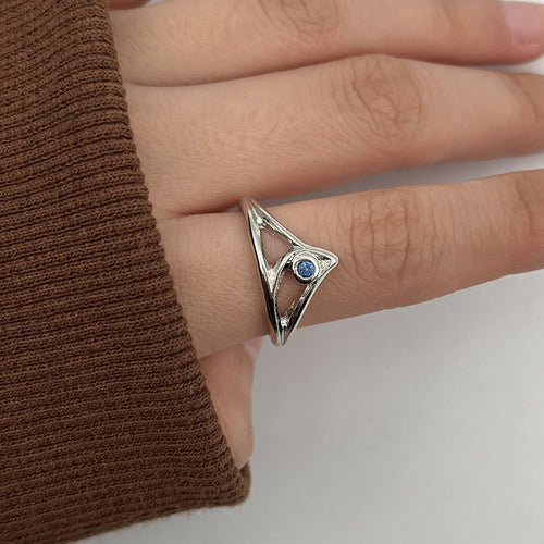 Adjustable Stone Accent Ring