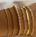 Figaro Chain Bracelet Set