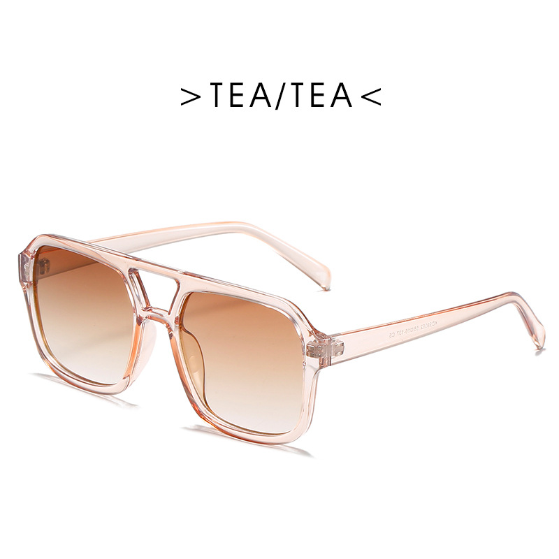 Double Bridge Square Sunglasses